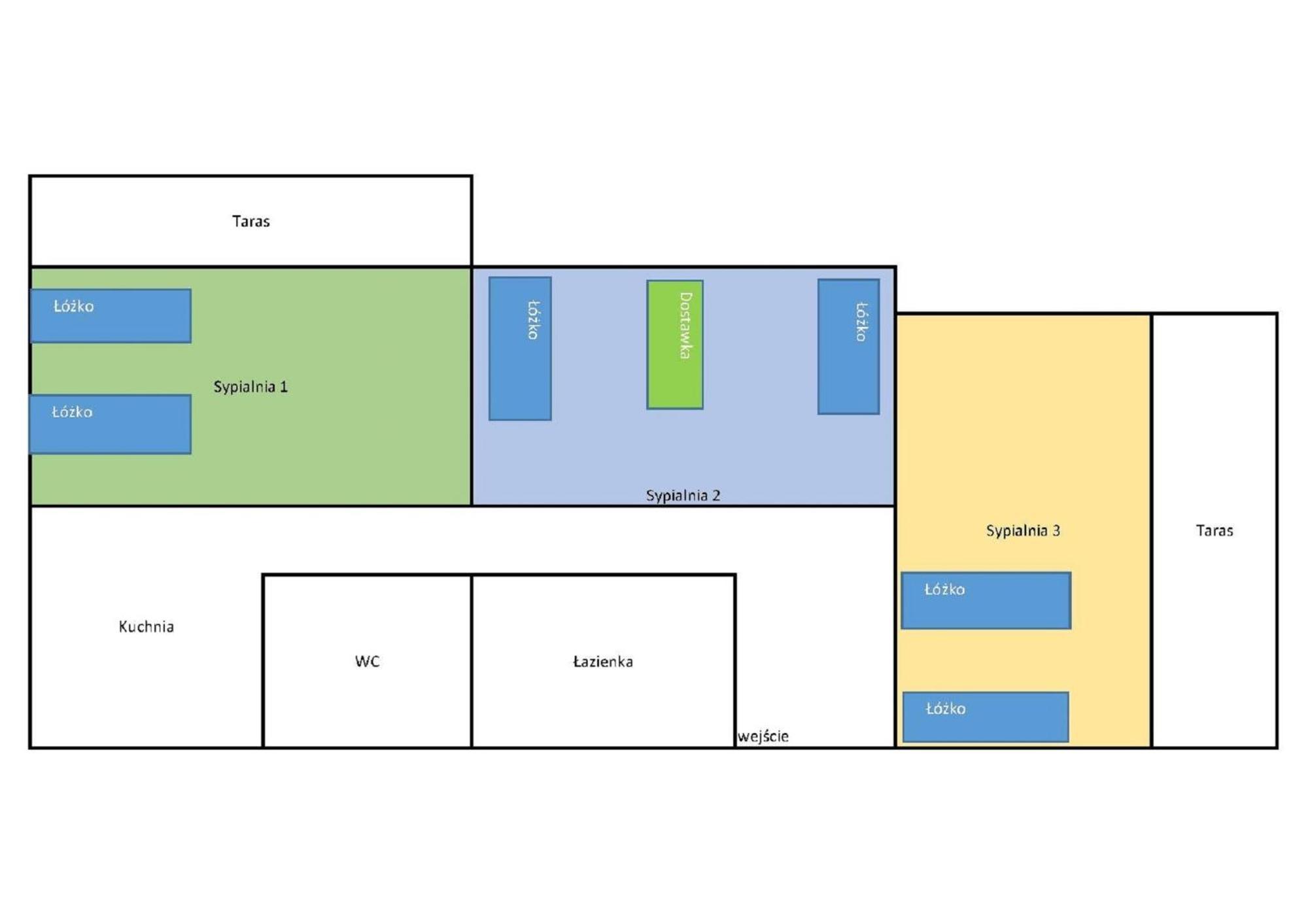Pokoje W Apartamencie Danuta Гдыня Номер фото